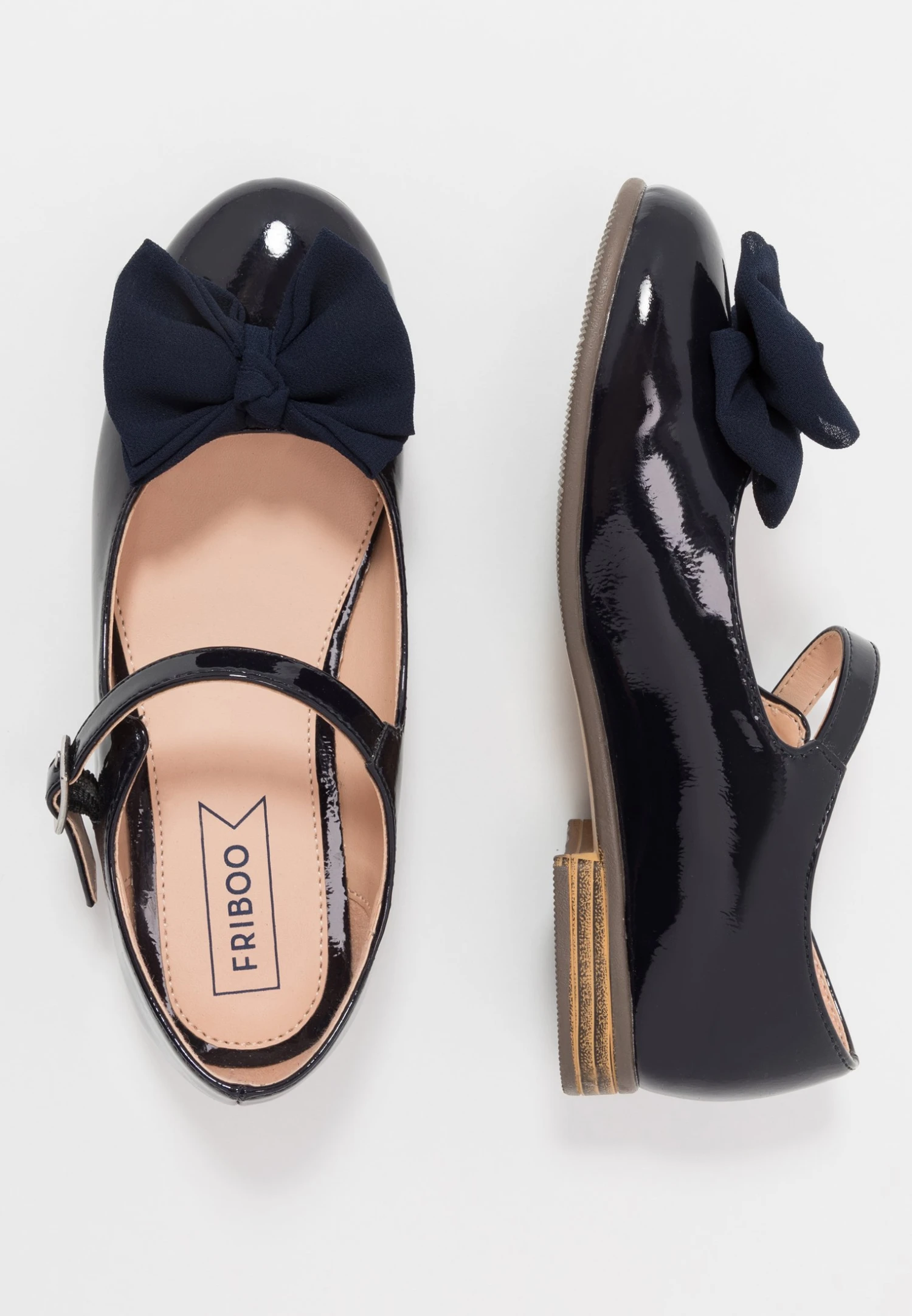 Friboo Bailarinas Con Hebilla - Dark Blue 3 Friboo Bailarinas Con Hebilla - Dark Blue