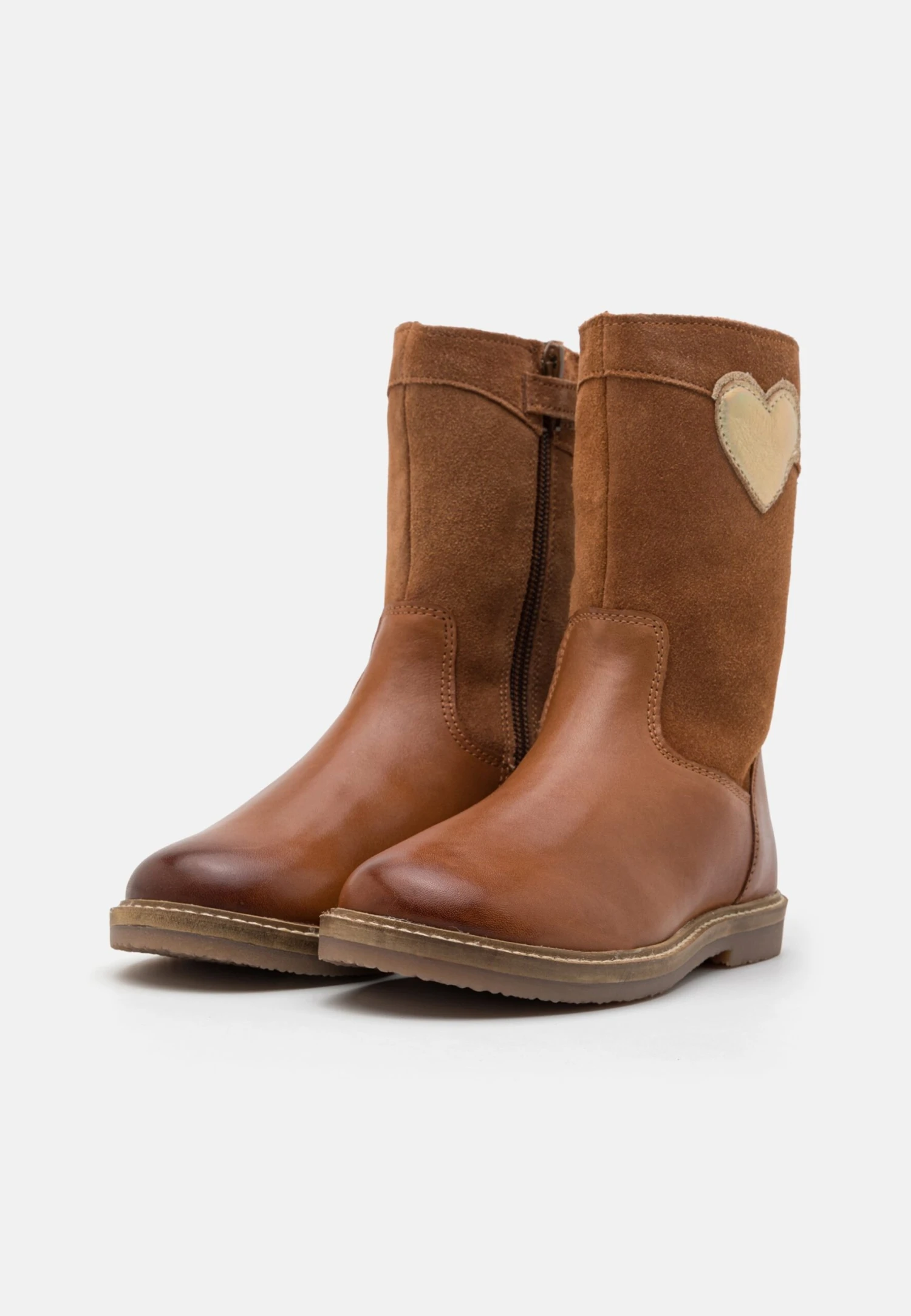 Friboo Leather - Botas - Cognac 4 Friboo Leather - Botas - Cognac - Imagen 2