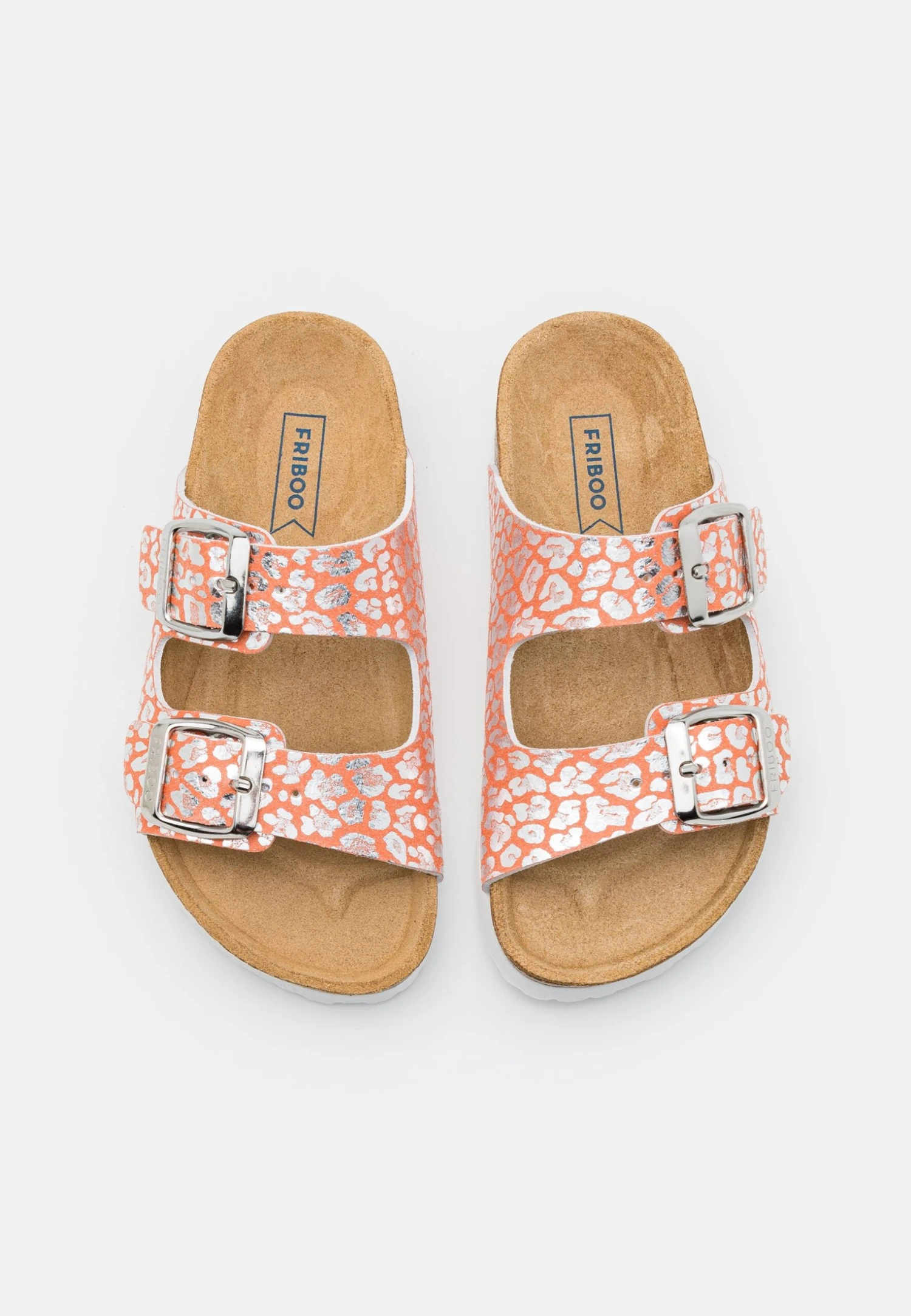 Friboo Sandalias Planas - Coral 6 Friboo Sandalias Planas - Coral - Imagen 4