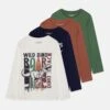 Friboo 4 Pack - Camiseta De Manga Larga - Multi-Coloured/White/Green -Friboo 340cc6d01d404070ad834e67bf786043