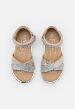 Friboo Holographic Leather - Sandalias - Silver -Friboo 41c6a42746674ce0aa1e4b078fb79ccc