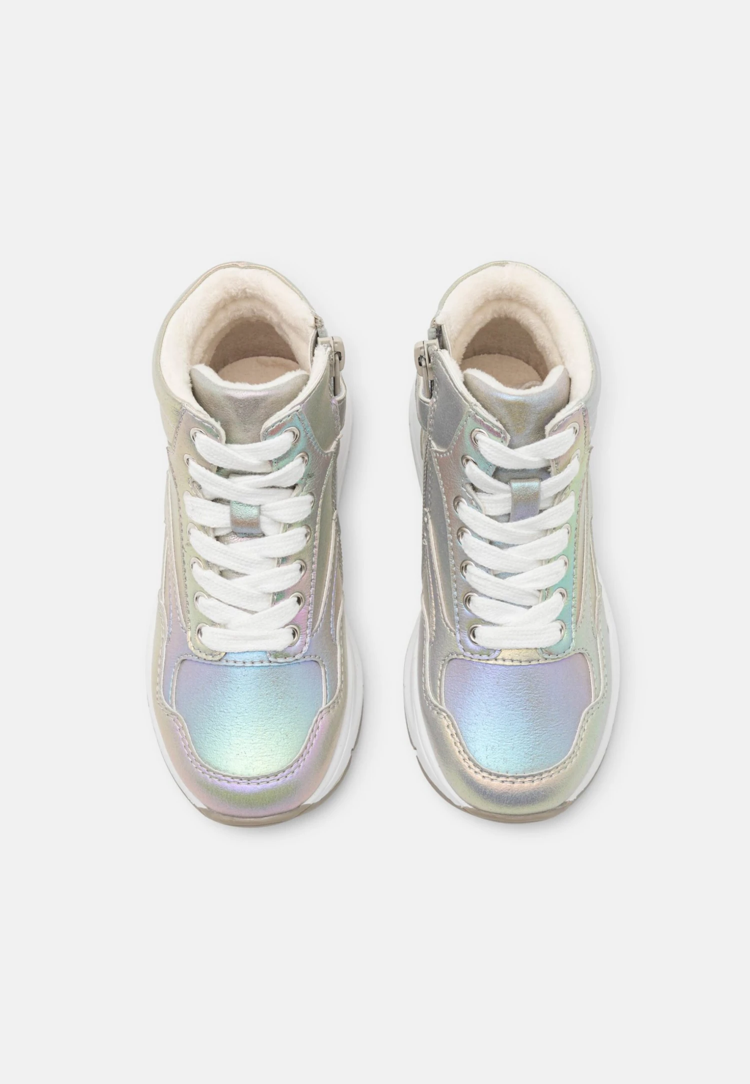 Friboo Zapatillas Altas - Silver-Coloured 6 Friboo Zapatillas Altas - Silver-Coloured - Imagen 4