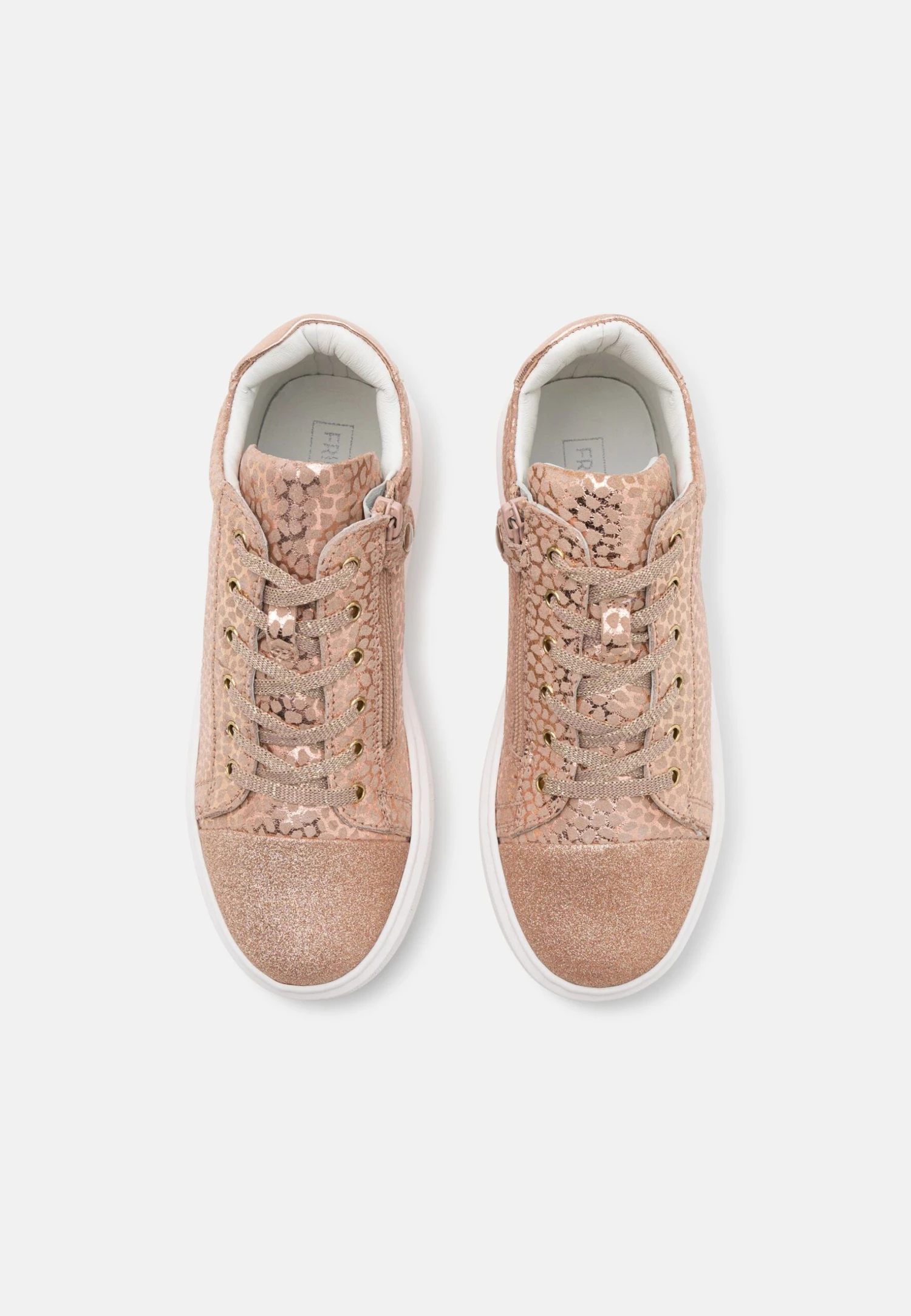 Friboo Leather - Zapatillas Altas - Rose Gold 6 Friboo Leather - Zapatillas Altas - Rose Gold - Imagen 4