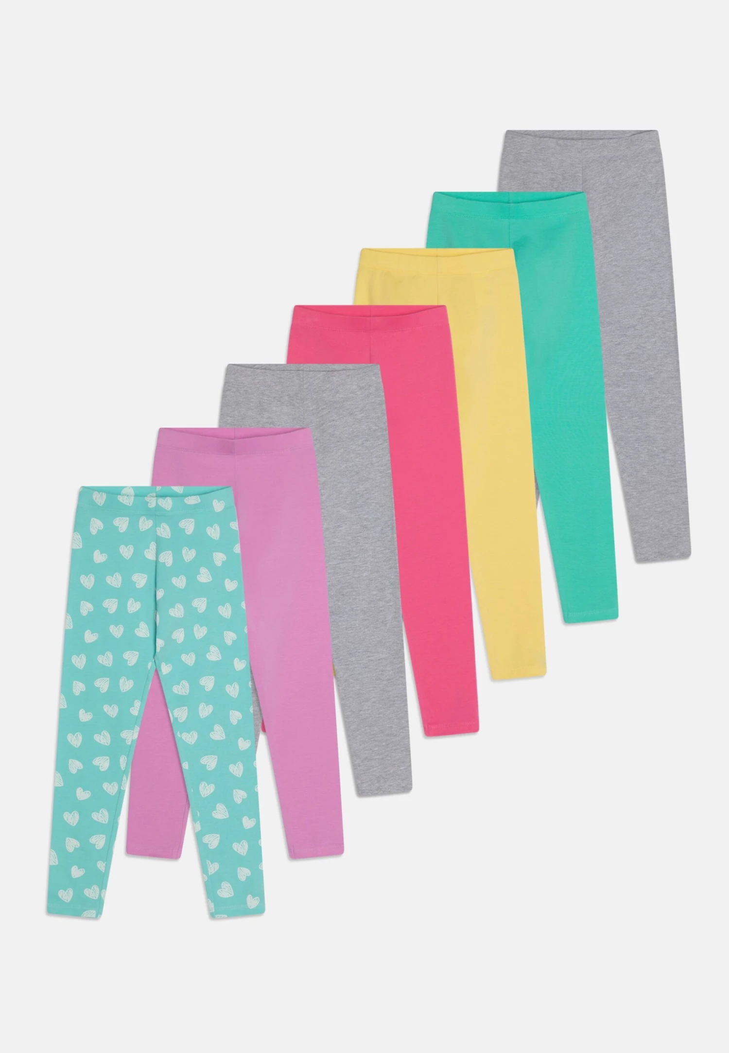 Friboo 7 Pack - Leggings - Multi-Coloured/Yellow/Purple 3 Friboo 7 Pack - Leggings - Multi-Coloured/Yellow/Purple