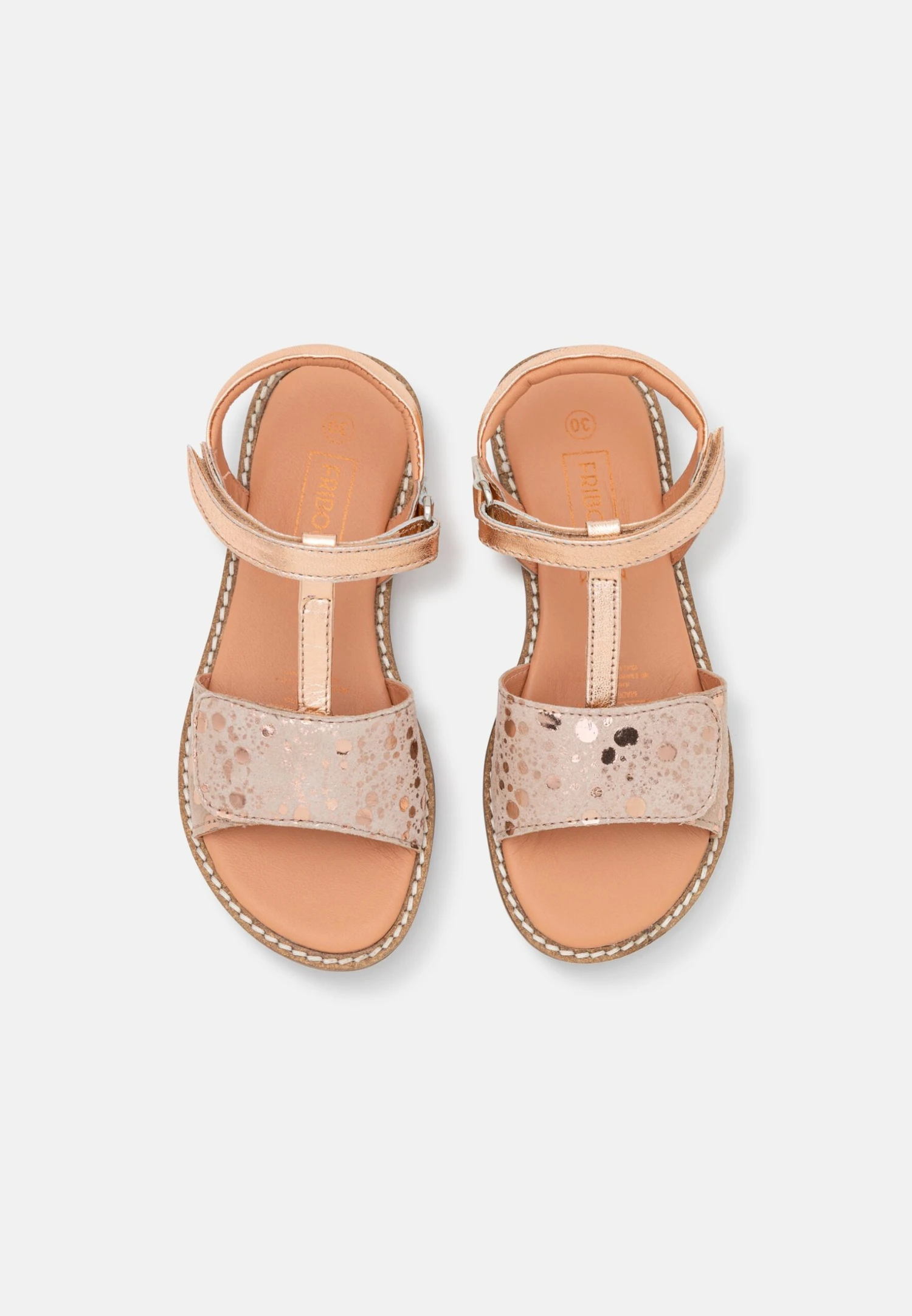 Friboo Leather - Sandalias - Rose Gold Coloured 6 Friboo Leather - Sandalias - Rose Gold Coloured - Imagen 4