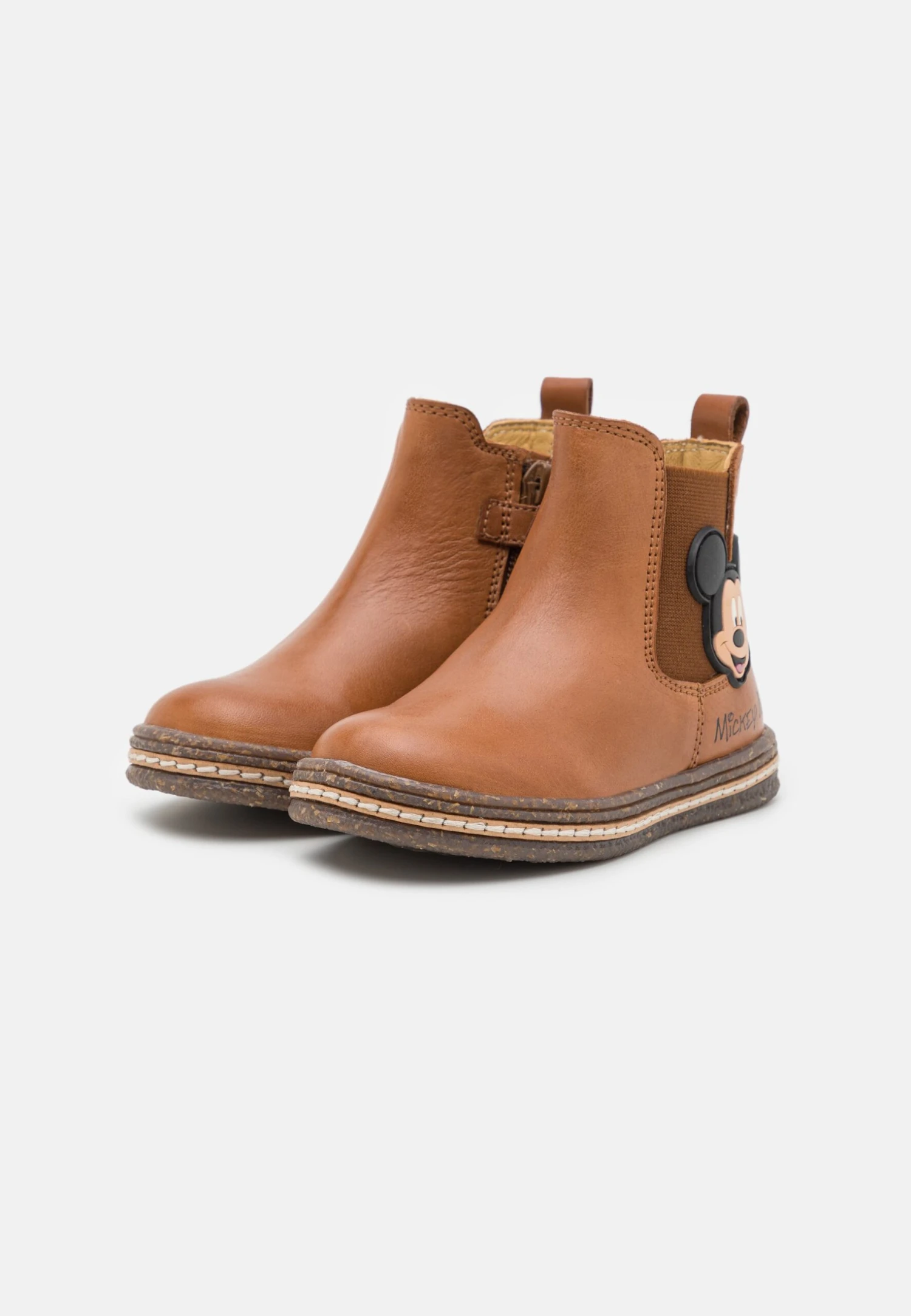 Friboo Disney Mickey Mouse - Zip-Up Booties Unisex - Botines - Cognac 4 Friboo Disney Mickey Mouse - Zip-Up Booties Unisex - Botines - Cognac - Imagen 2