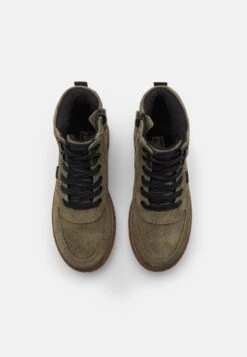 Friboo Leather - Botines Con Cordones - Khaki 11 Friboo Leather - Botines Con Cordones - Khaki -Friboo ceaaa599a05f4869abd8451200e3b9c4