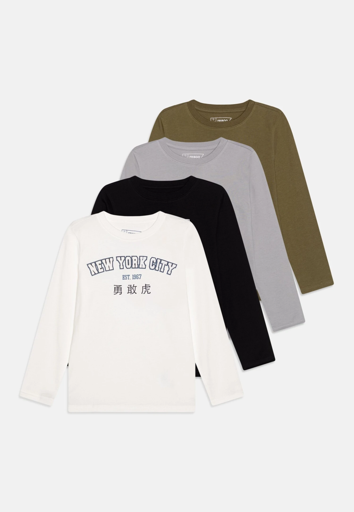 Friboo 4 Pack - Camiseta De Manga Larga - Multi-Coloured 3 Friboo 4 Pack - Camiseta De Manga Larga - Multi-Coloured