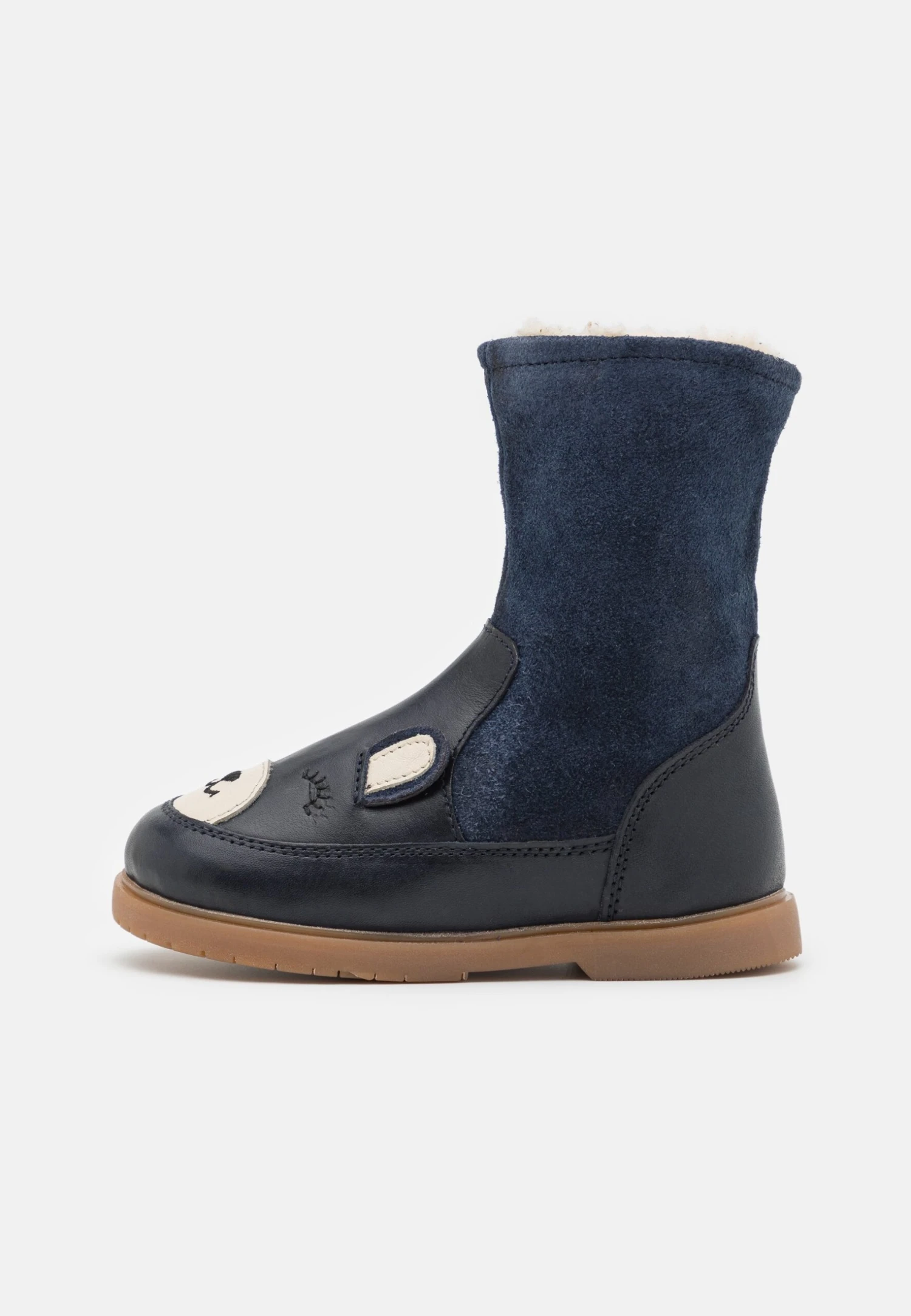 Friboo Leather - Botas Para La Nieve - Dark Blue 3 Friboo Leather - Botas Para La Nieve - Dark Blue