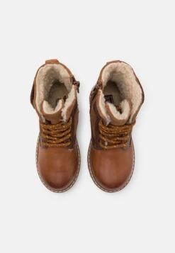 Friboo Leather - Botines Con Cordones - Cognac -Friboo e0ce0bd581774dd48460ad06fe88c837