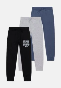 Friboo 26 Friboo Unisex 3 Pack - Pantalones Deportivos - Black/Blue/Grey