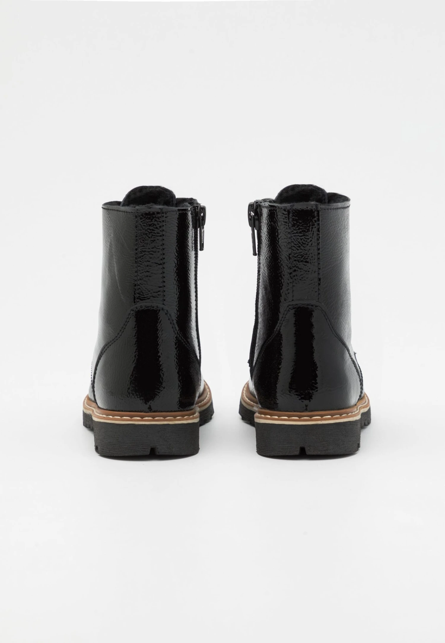 Friboo Leather - Botines Con Cordones - Black 5 Friboo Leather - Botines Con Cordones - Black - Imagen 3