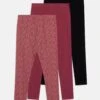 Friboo 3 Pack - Leggings - Black/Pink/Purple -Friboo f29691ed5c6c4bb1b2551e5b20febdf6